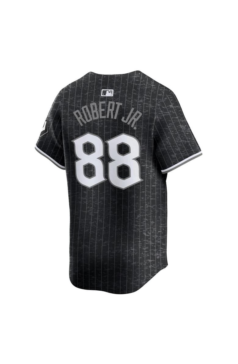Nike Men's Nike Luis Robert Jr. Black Chicago White Sox City Connect Limited Player Jersey, Alternate, color, Black