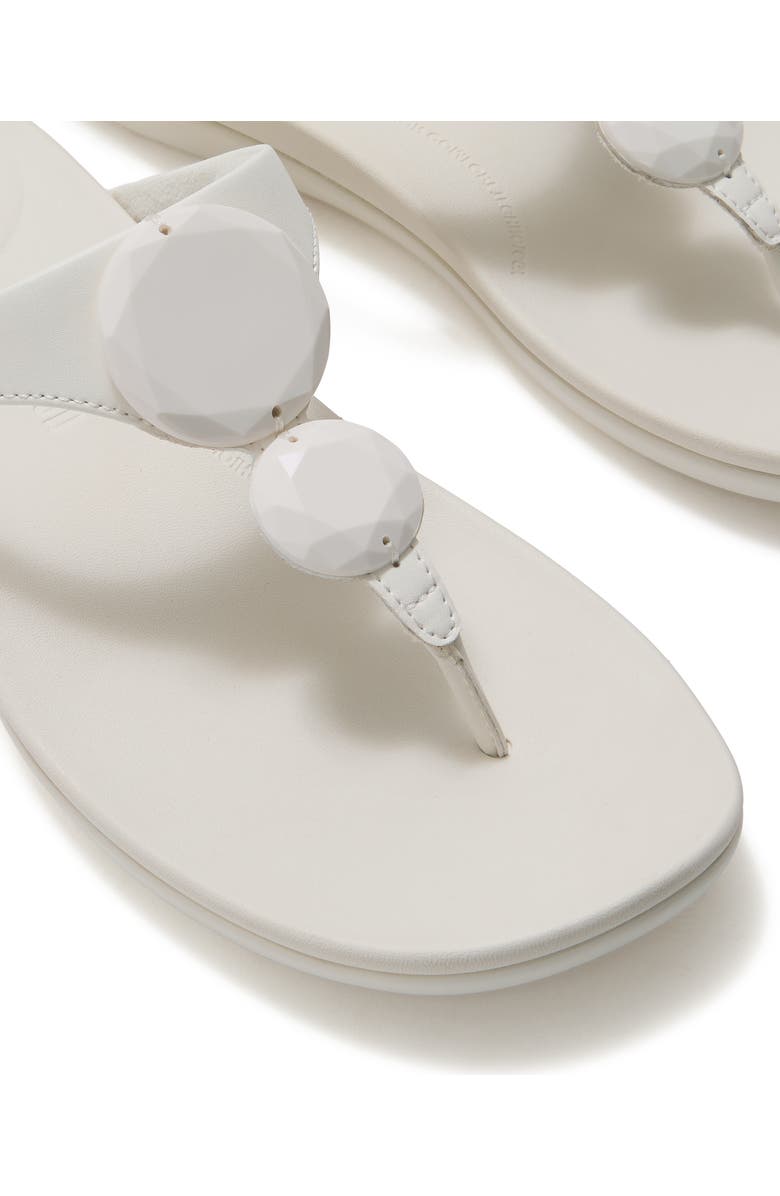 FitFlop Solay Glossy-Disc Toe-Post, Alternate, color, Cream