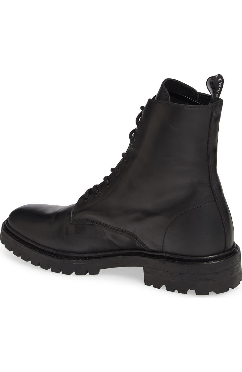 AllSaints Tobias Plain Toe Boot, Alternate, color, Black