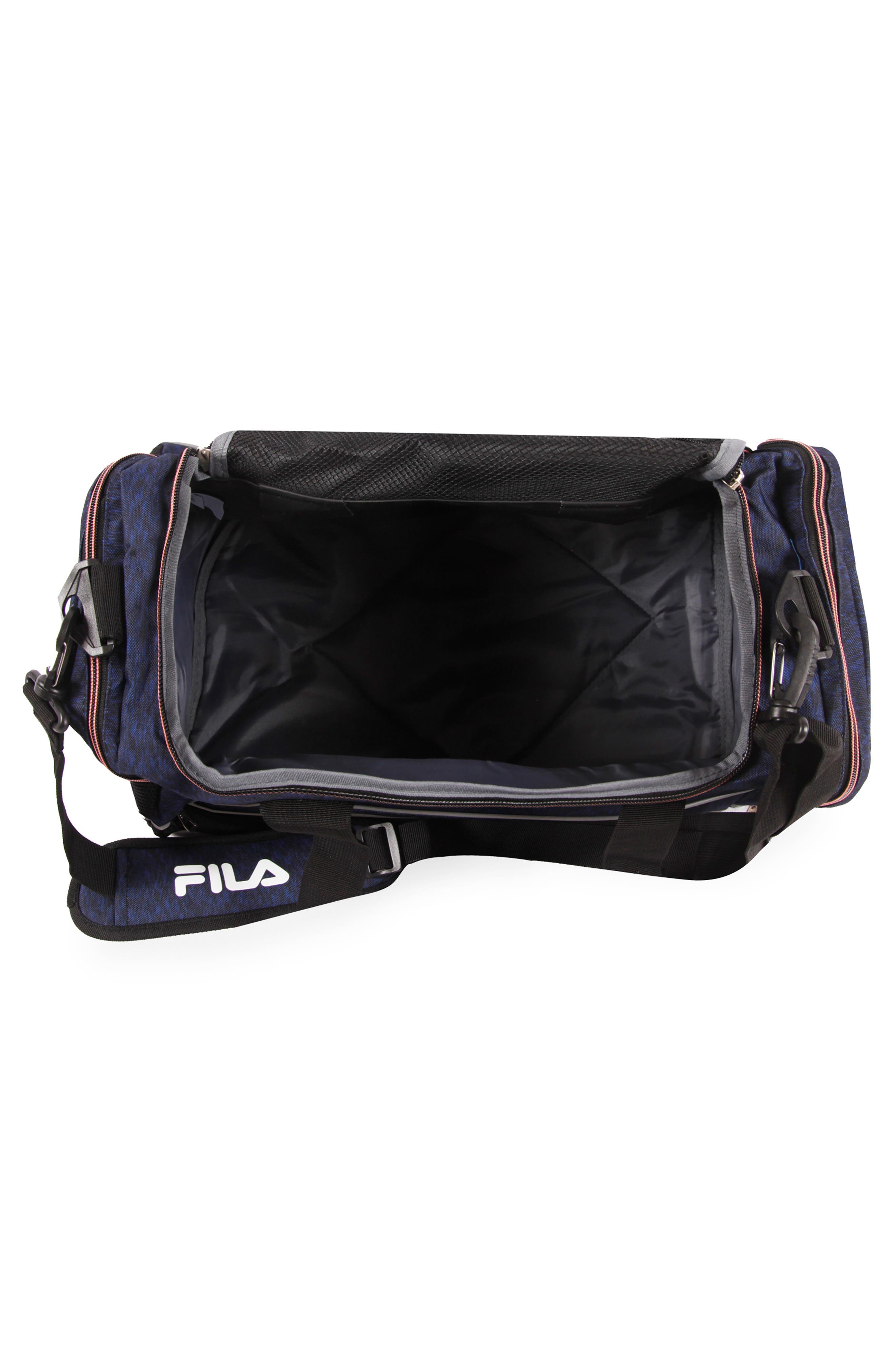 FILA Sprinter 19-Inch Duffle Bag, Alternate, color, Static Blue / Pink