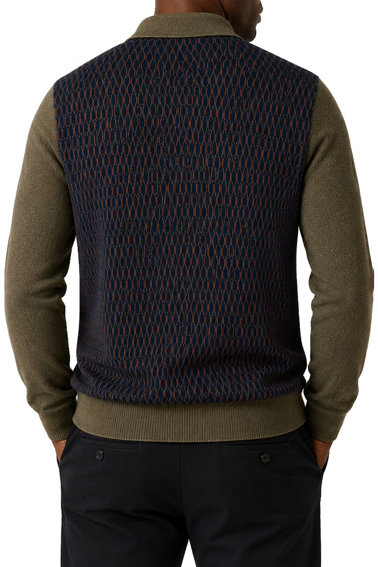 Unknownseventeen Quarter Zip Sweater, Alternate, color, GREY