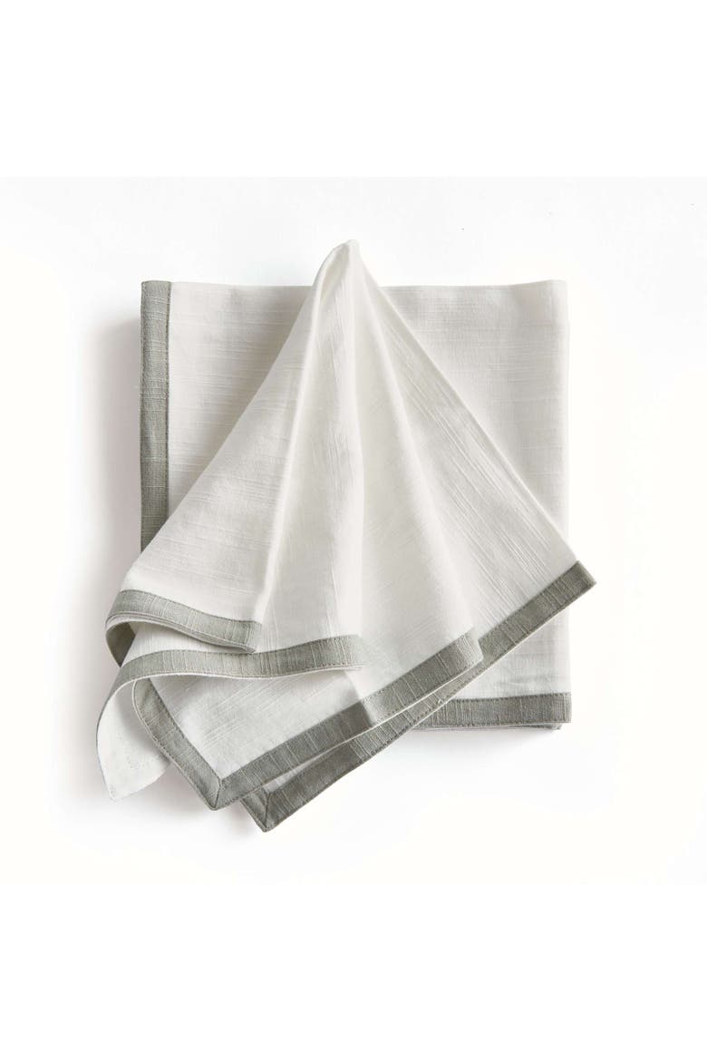Quinn Dinner Napkins Set Of 4, Main, color, Blue