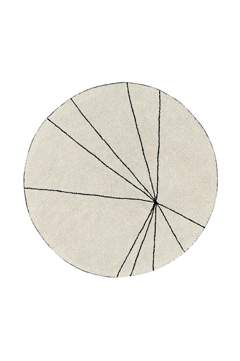 Washable Rug Trace Beige, Main, color, Natural, Black