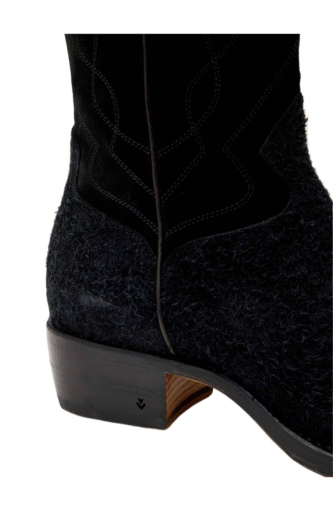 John Varvatos Walker Rancher Boot, Alternate, color, Black
