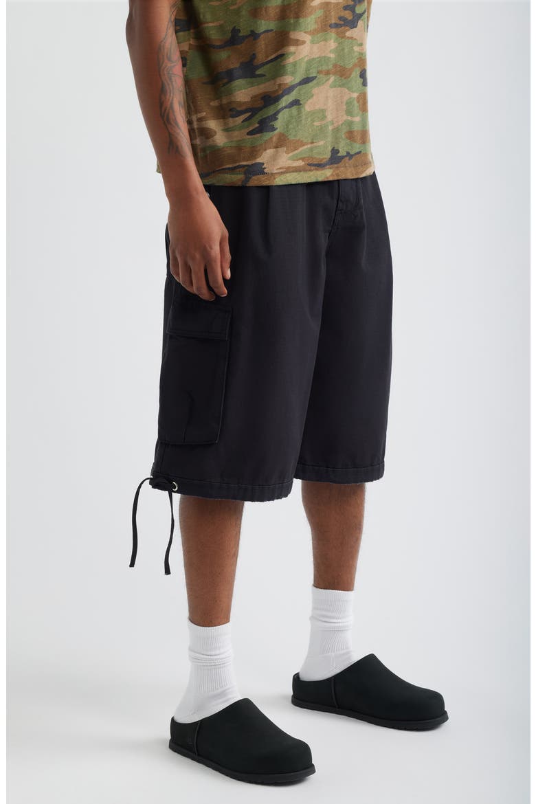 Big Core Cargo Shorts, Alternate, color, VINTAGE BLACK