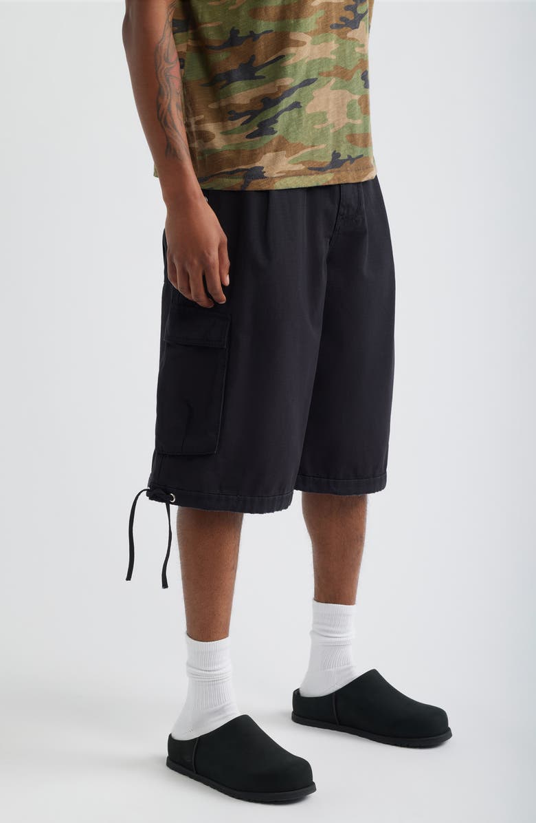Elwood Big Core Cargo Shorts, Alternate, color, Vintage Black