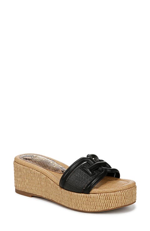 Pauleena Platform Wedge Slide Sandal (Women)
