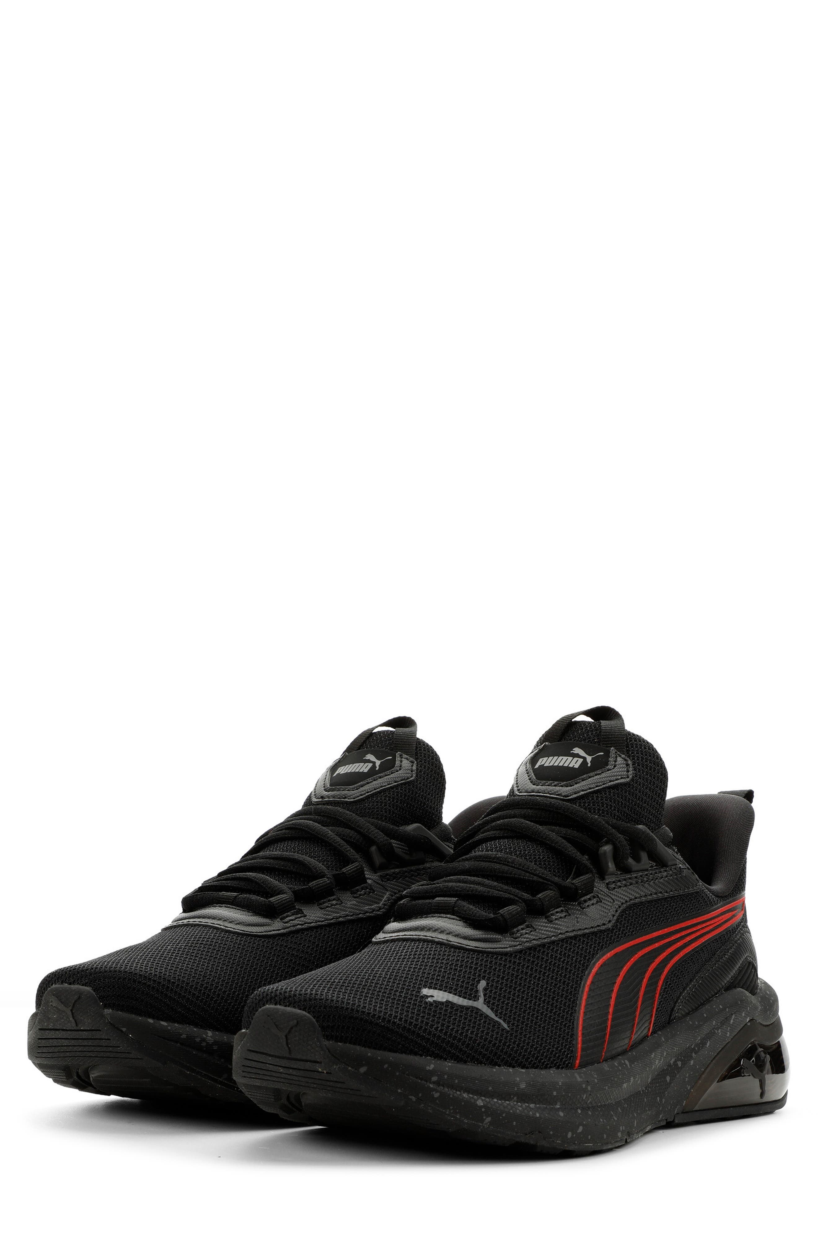 Caven III Plus Sneaker, Main, color, PUMA BLACK/ FOR ALL TIME RED