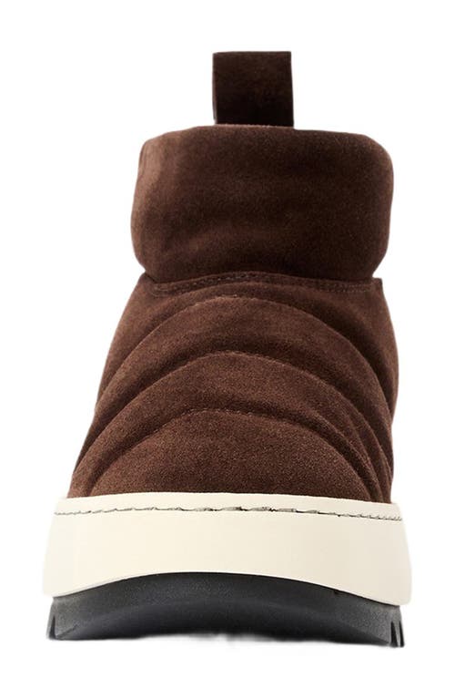 Aquatalia Alcee Mini Platform Bootie In Burgundy