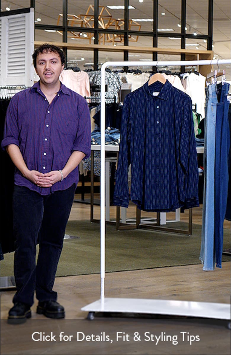 Jimmy OoohCotton<sup>®</sup> Dot Button-Up Shirt, sales video thumbnail