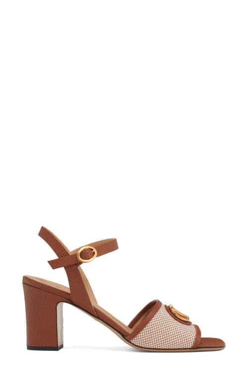 Valentino Vlogo 75 Leather-trimmed Canvas Sandals
