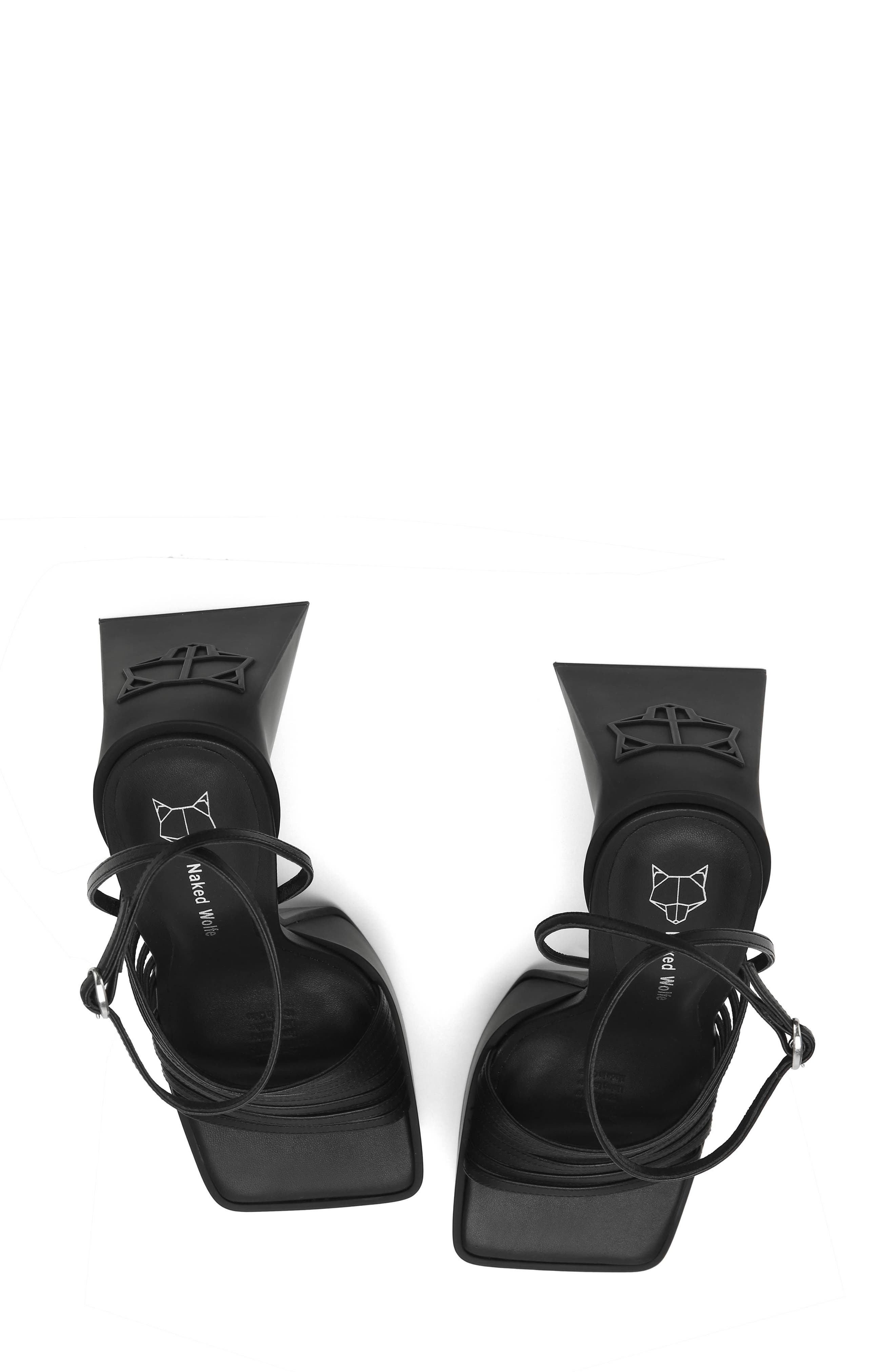 Naked Wolfe Emerald Strappy Platform Sandal, Alternate, color, 