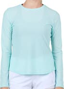 Sofibella Staples Womens Long Sleeve Tennis Shirt