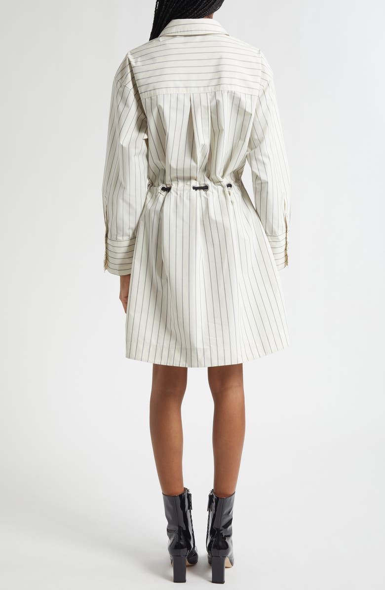 3.1 Phillip Lim Striped Tie Waist Shirt Dress, Alternate, color, Cream Multi