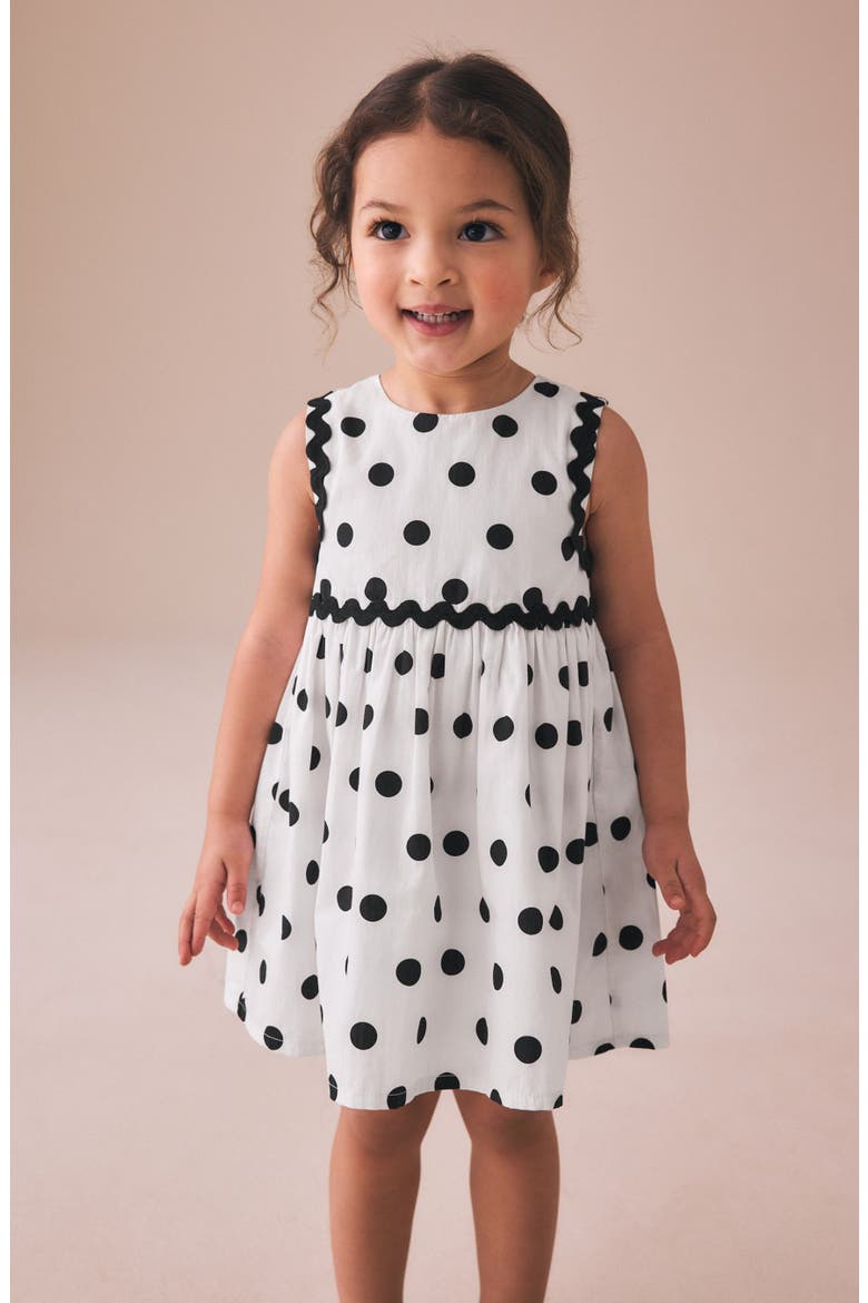 Polkadot Dress, Alternate, color, MULTI