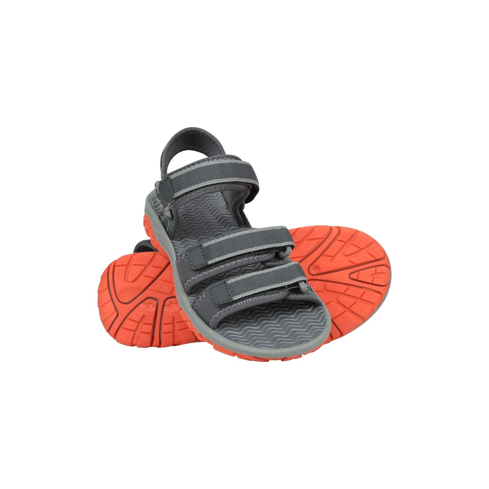 Childrens/Kids 3 Touch Fastening Strap Sandals, Alternate, color, Dark Khaki