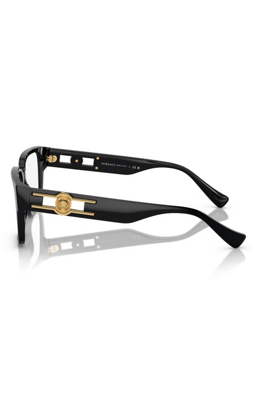 Versace 55mm Rectangular Optical Glasses