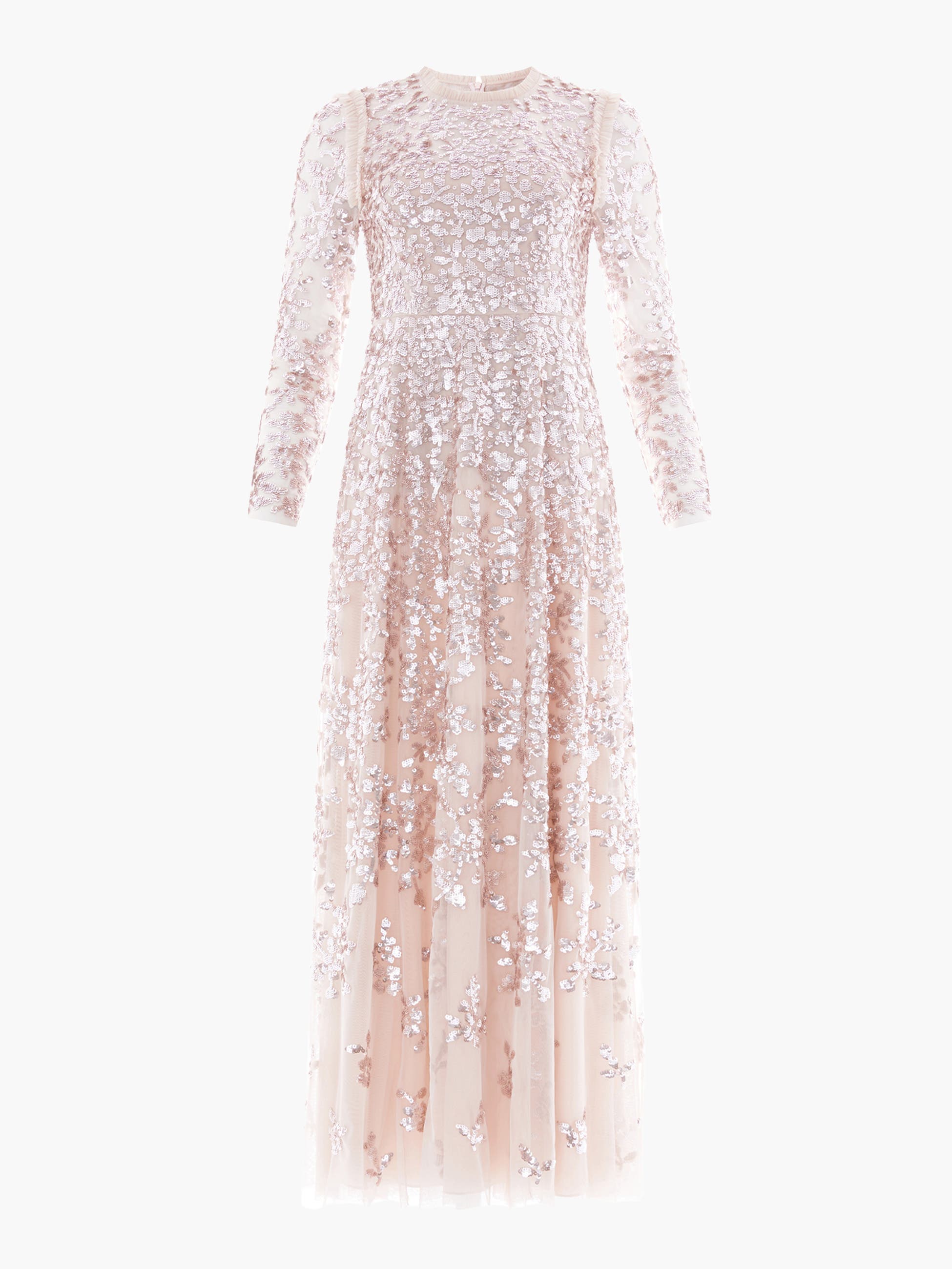 Rosanna Lattice Round Neck Gown - image 2