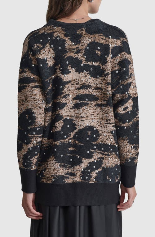 Dkny Oversize Studded Sweater In Multi