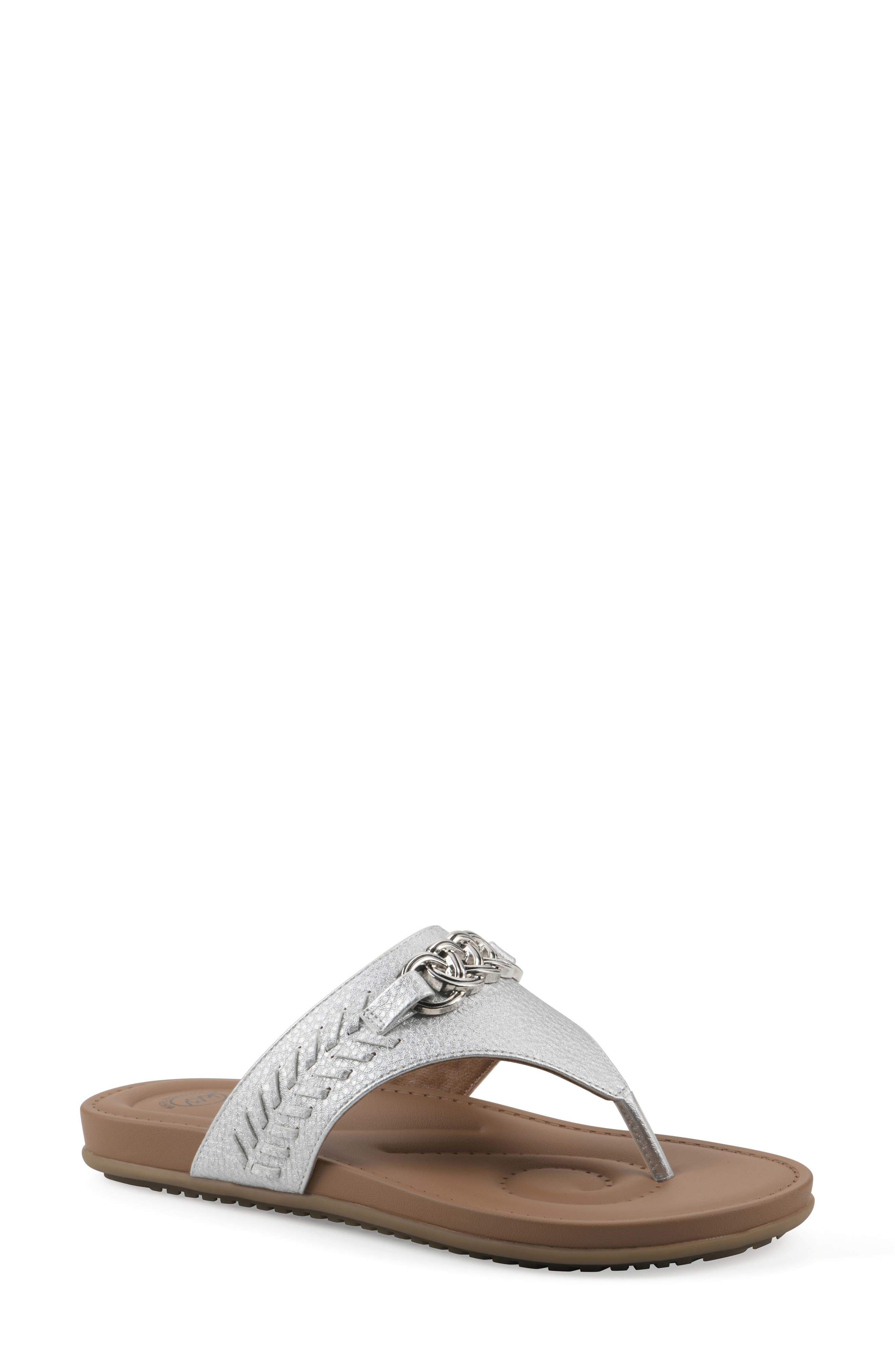 White Mountain Footwear Aladdin Flip Flop, Main, color, 
