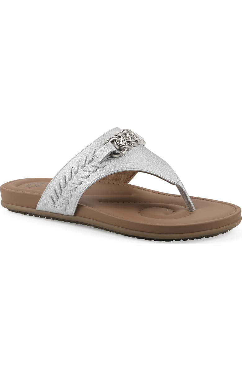 White Mountain Footwear Aladdin Flip Flop, Main, color,