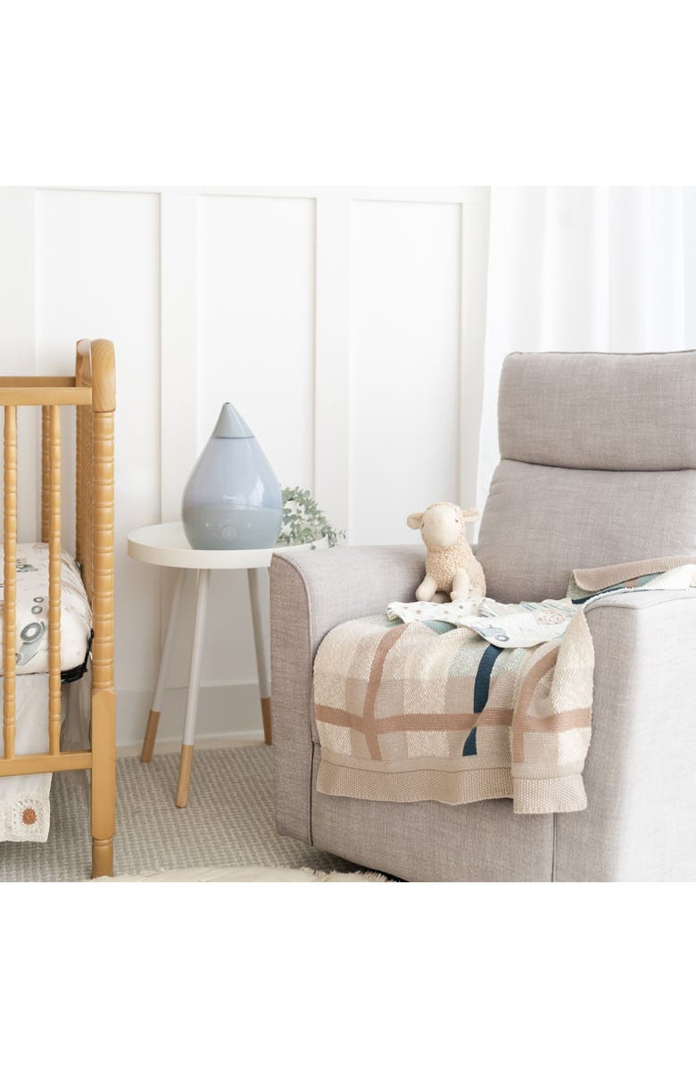 CRANE BABY Plaid Cotton Knit Blanket, Alternate, color, Beige