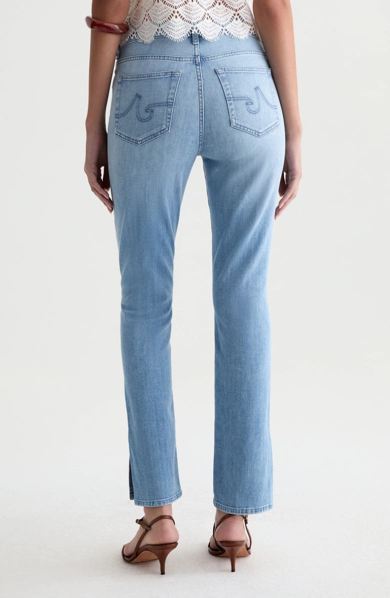 AG Mari Mid Rise Slim Straight Leg Jeans, Alternate, color, Flight