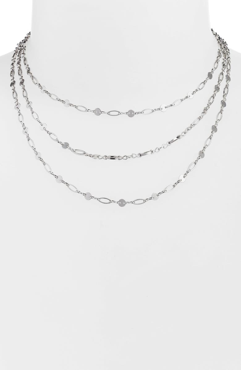 BaubleBar Aphrodite Layered Necklace, Main, color,