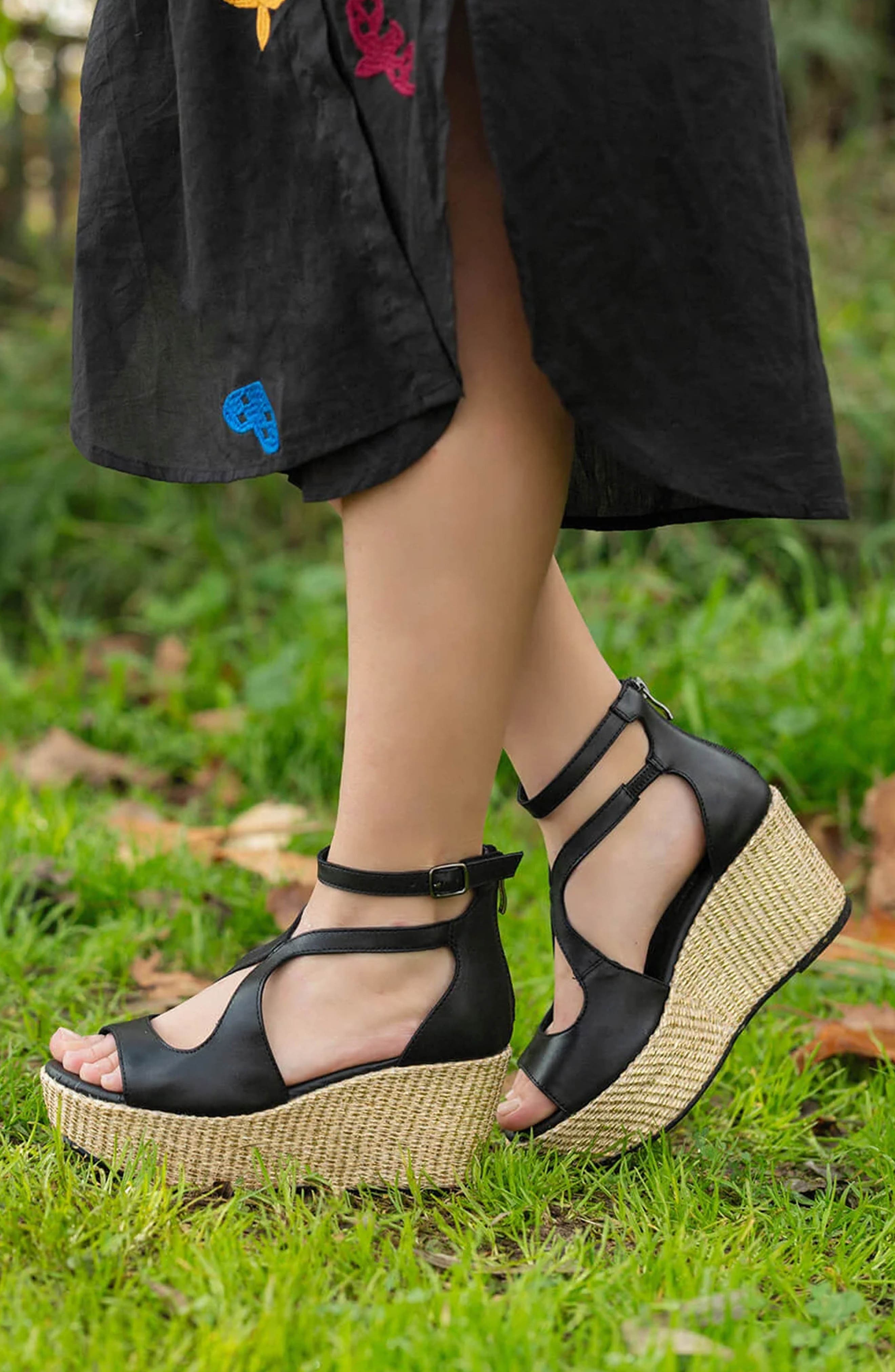 ANTELOPE Hartlynn Espadrille Wedge Sandal, Alternate, color, 