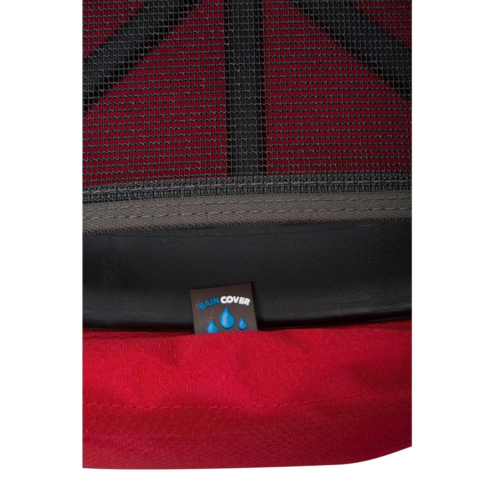 Venture Knapsack, Alternate, color, Red and Gray