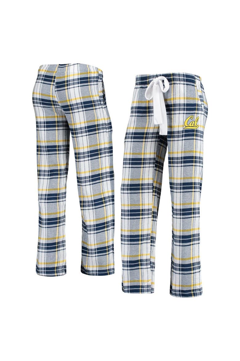 Women's Concepts Sport Navy/Gold Cal Bears Accolade Flannel Pants, Alternate, color, Navy