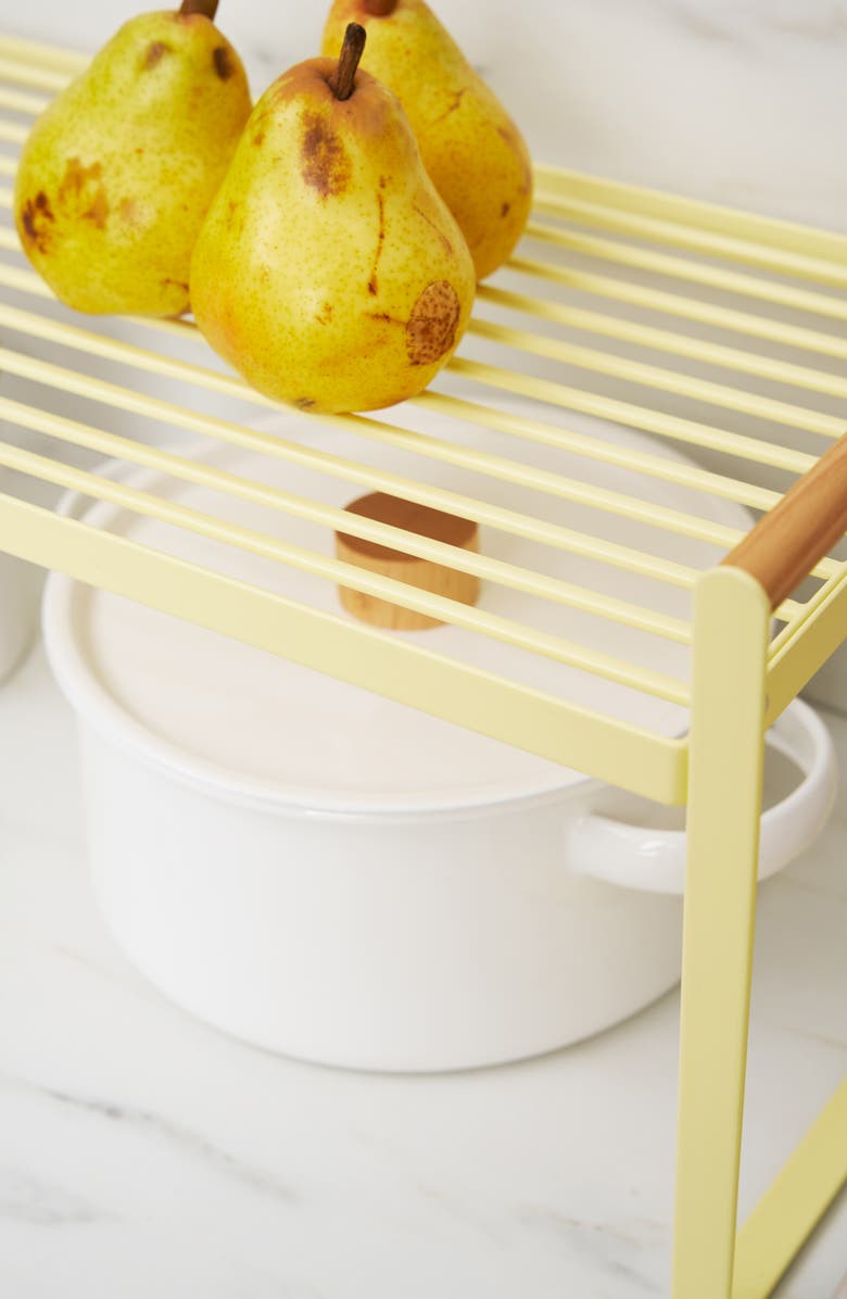 Yamazaki Countertop Wire Shelf, Alternate, color, Yellow