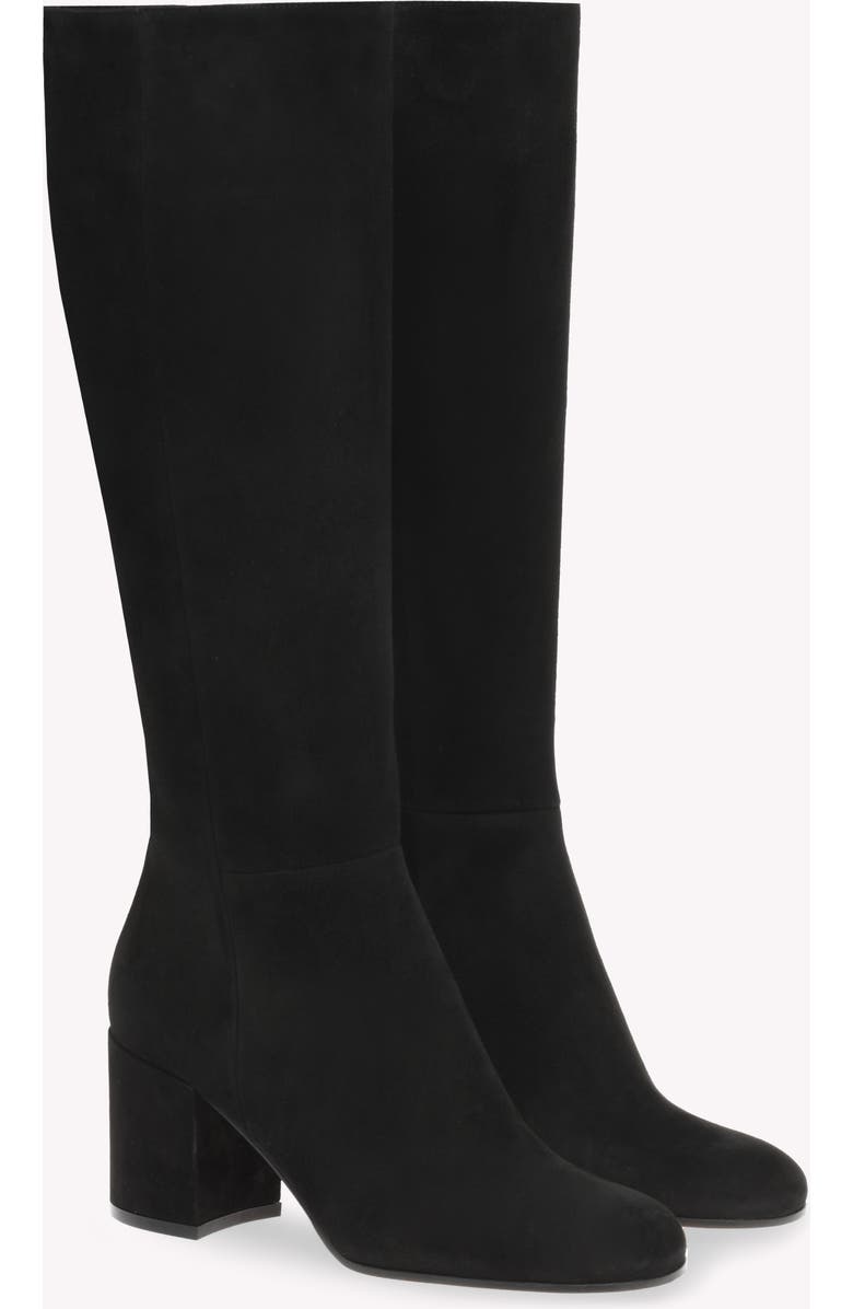 Gianvito Rossi Joelle Boot, Alternate, color, Black Suede