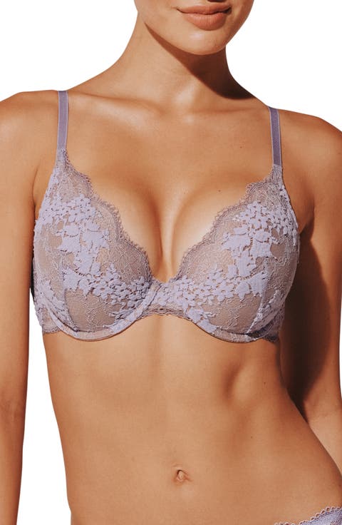 All Day Lace Push-Up Underwire Bra