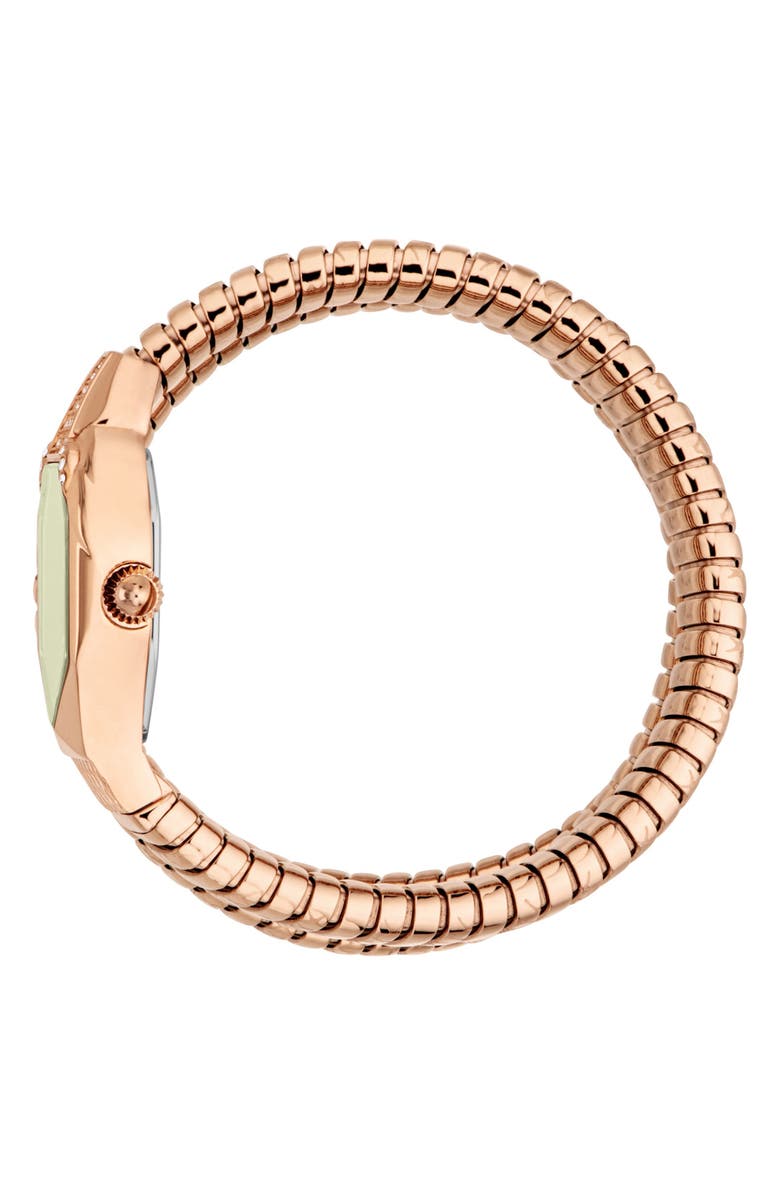 Just Cavalli Snake Wraparound Bracelet Watch, 22mm x 34.5mm, Alternate, color,