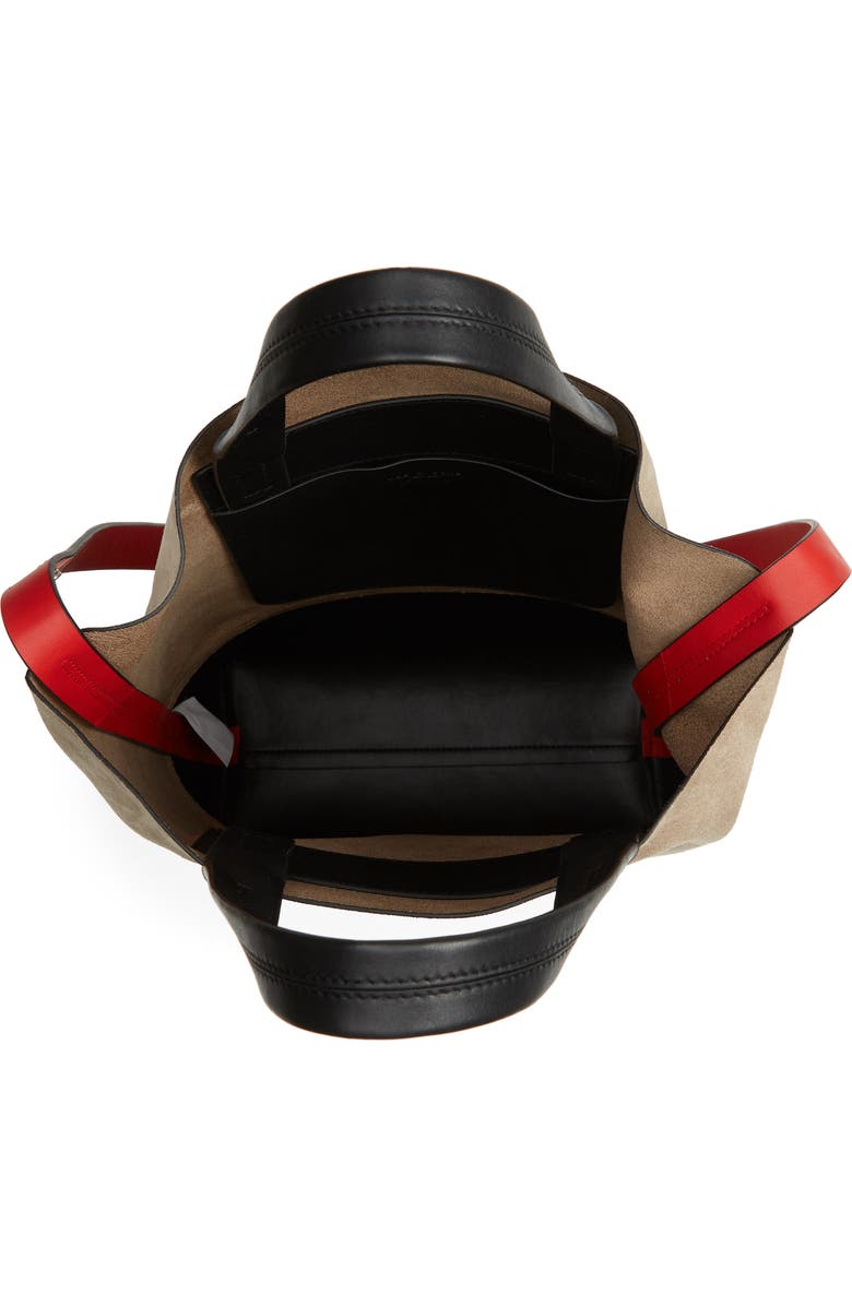 rag & bone Walker Convertible Suede & Leather Tote, Alternate, color,