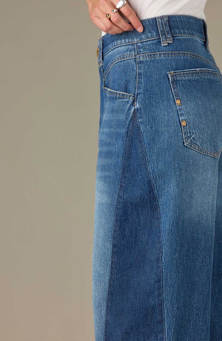 Wit & Wisdom High Waist Barrel Jeans, Alternate, color, Blue