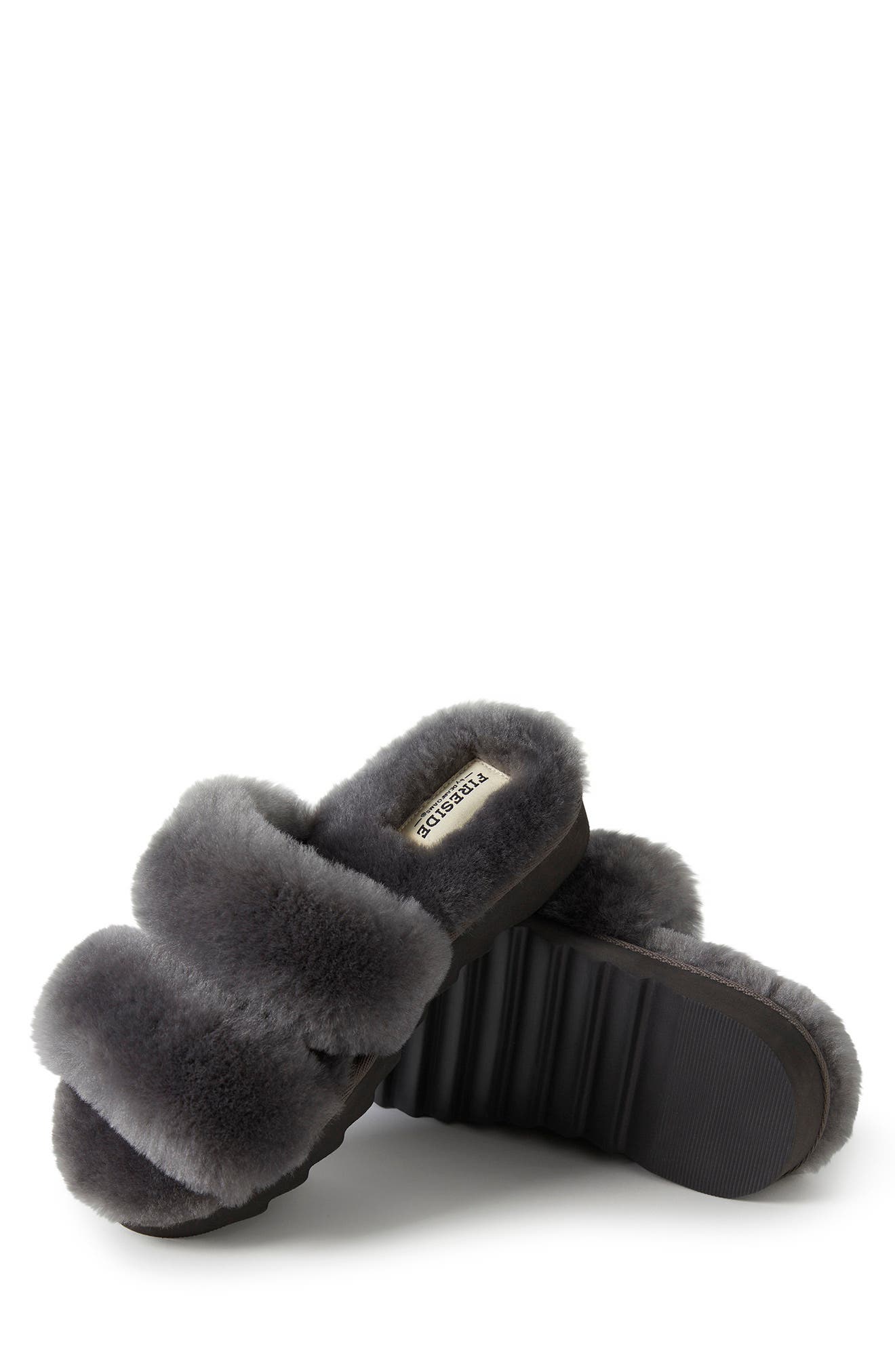 FIRESIDE BY DEARFOAMS Benalla Genuine Shearling Slipper, Alternate, color, 
