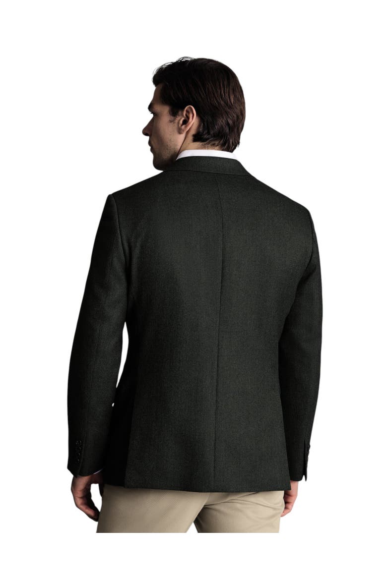 Wool Texture Slim Fit Jacket, Alternate, color, Dark Green