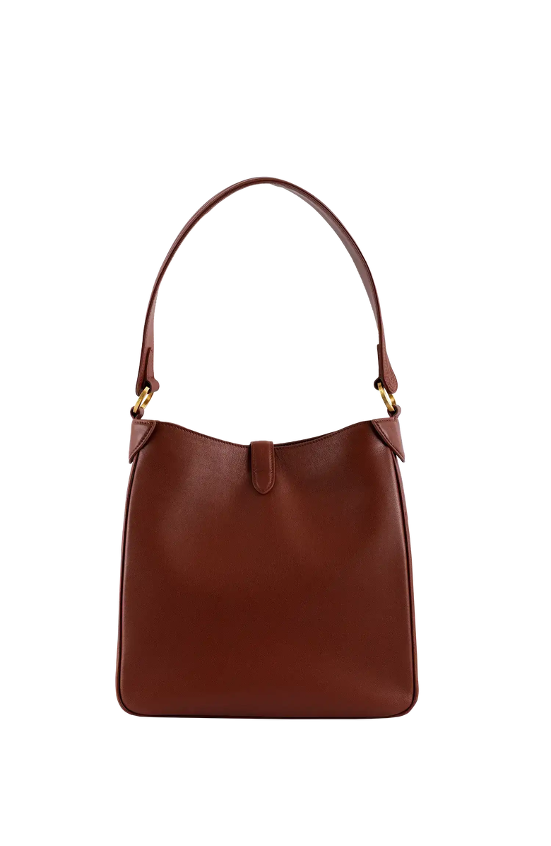 Esthera 9AM Leather Shoulder Bag, Alternate, color, Brown