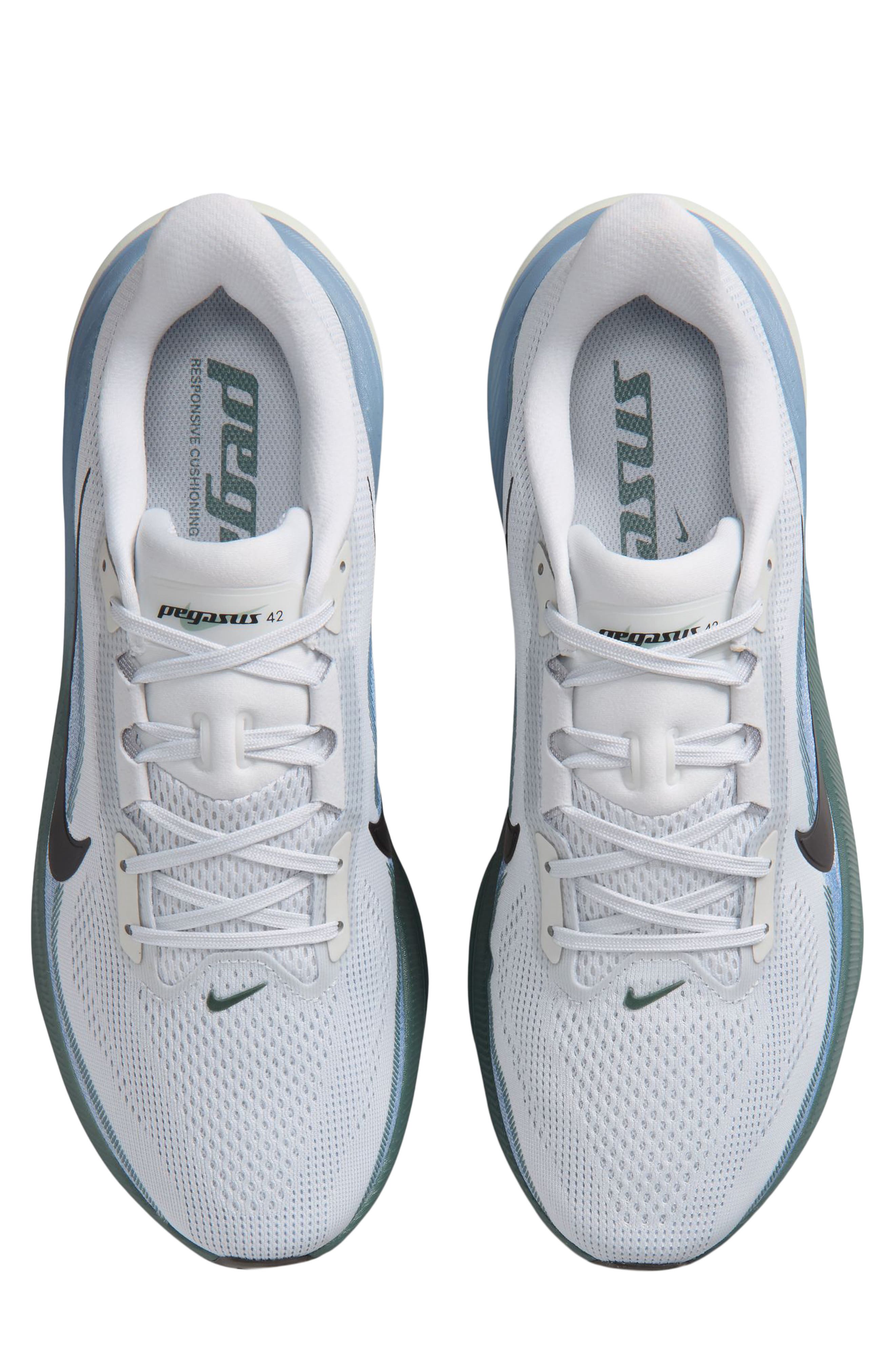 Pegasus 42 Running Shoe, Alternate, color, 005 PRPLTM/DKOBS