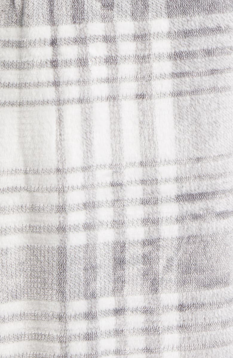 Daniel Buchler Plaid Fleece Robe, Alternate, color, 