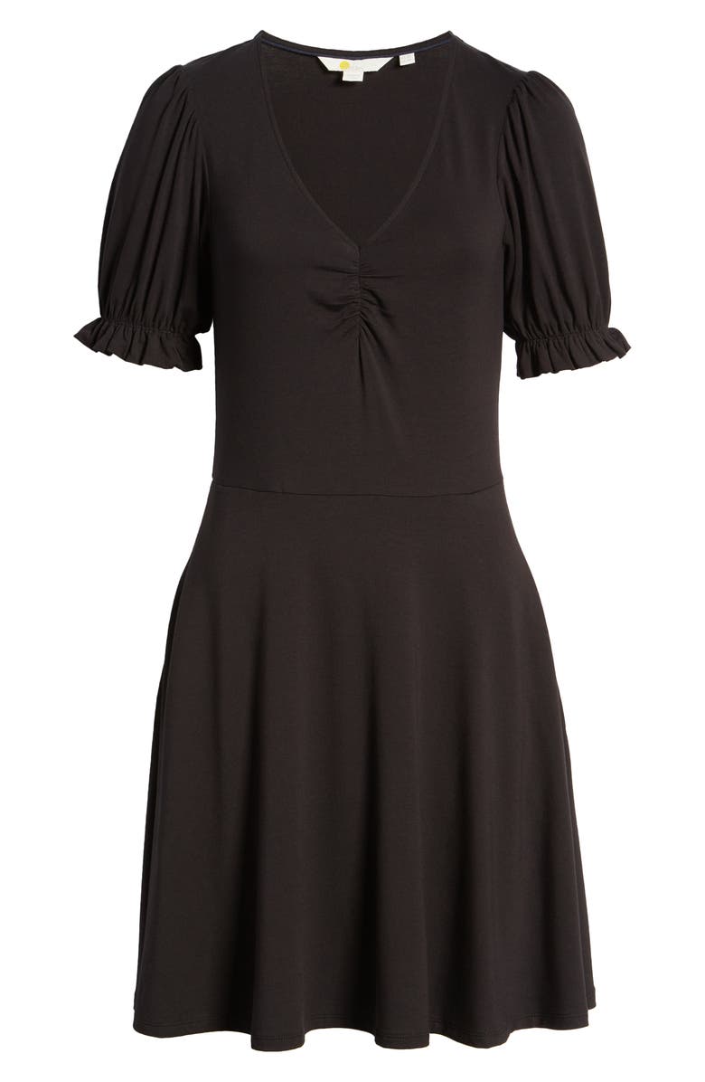 Boden Puff Sleeve Jersey Minidress, Alternate, color, 