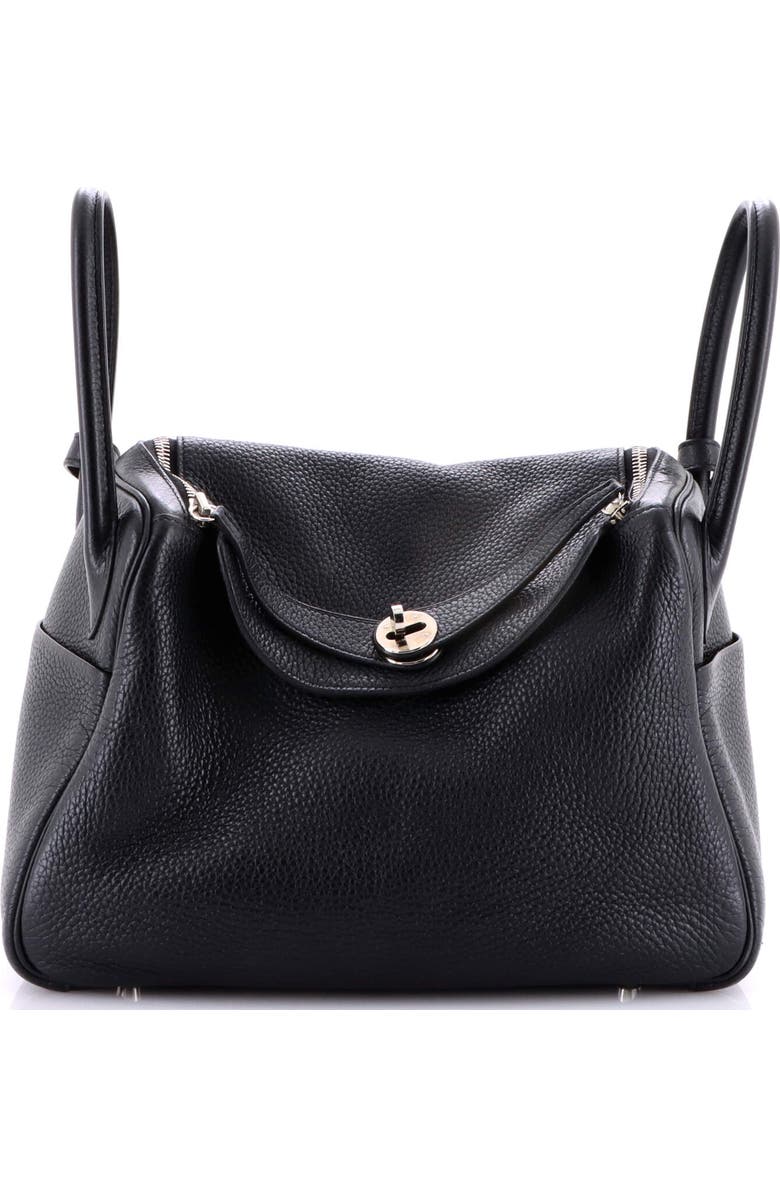 Pre-Owned Hermes Lindy Bag Clemence 30, Main, color, Noir