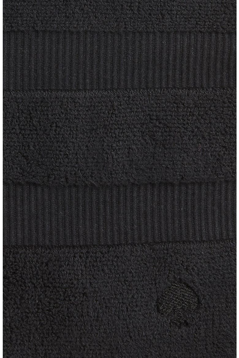 'chattam' stripe hand towel, Alternate, color, BLACK