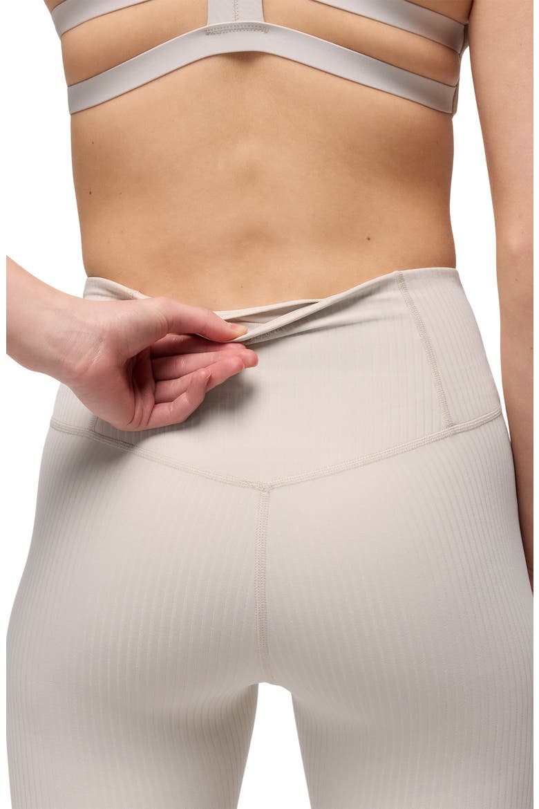 Luxara Rib Leggings, Alternate, color, ALMOND