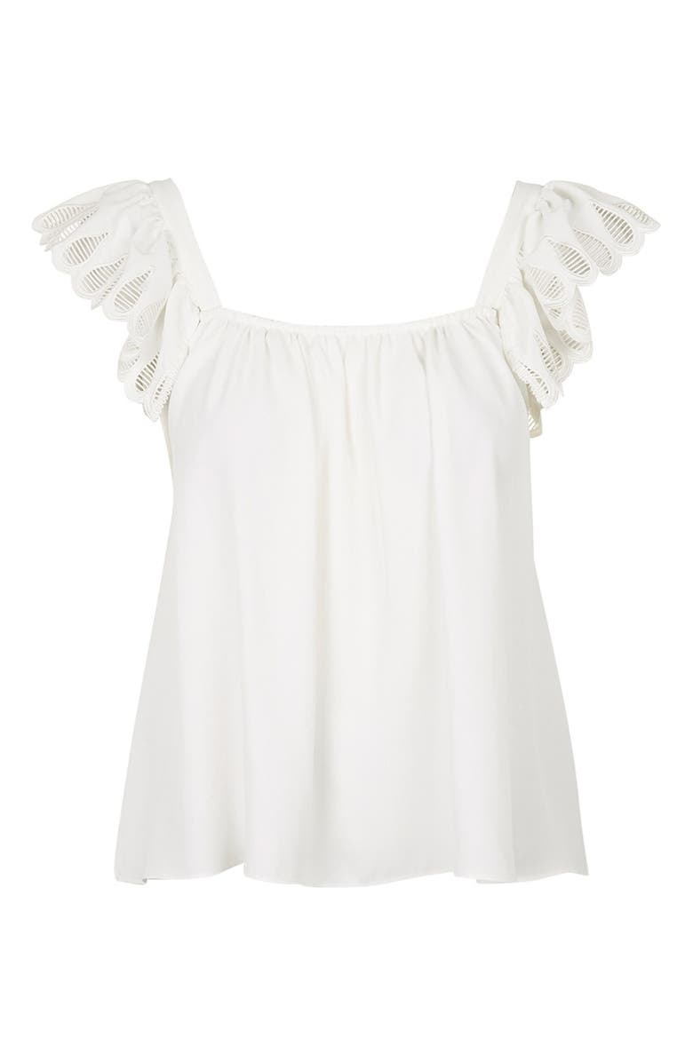 Topshop KENDALL + KYLIE at Topshop Pinafore Top, Alternate, color, 