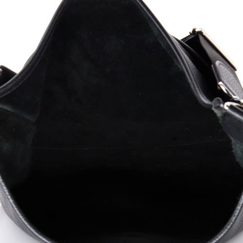 Pre-owned Hermes Hermes Evelyne Bag Gen Iii Clemence Gm In Black