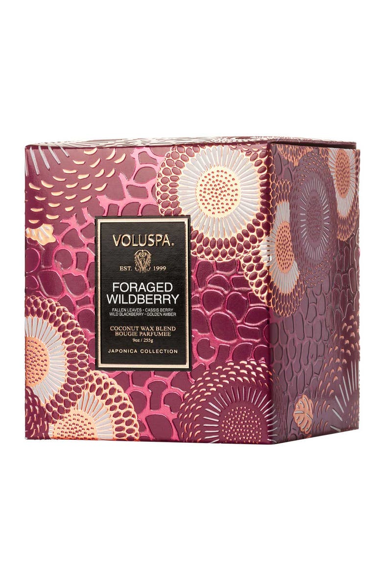 Foraged Wildberry Boxed Classic Candle, Alternate, color, FORAGED WILDBERRY