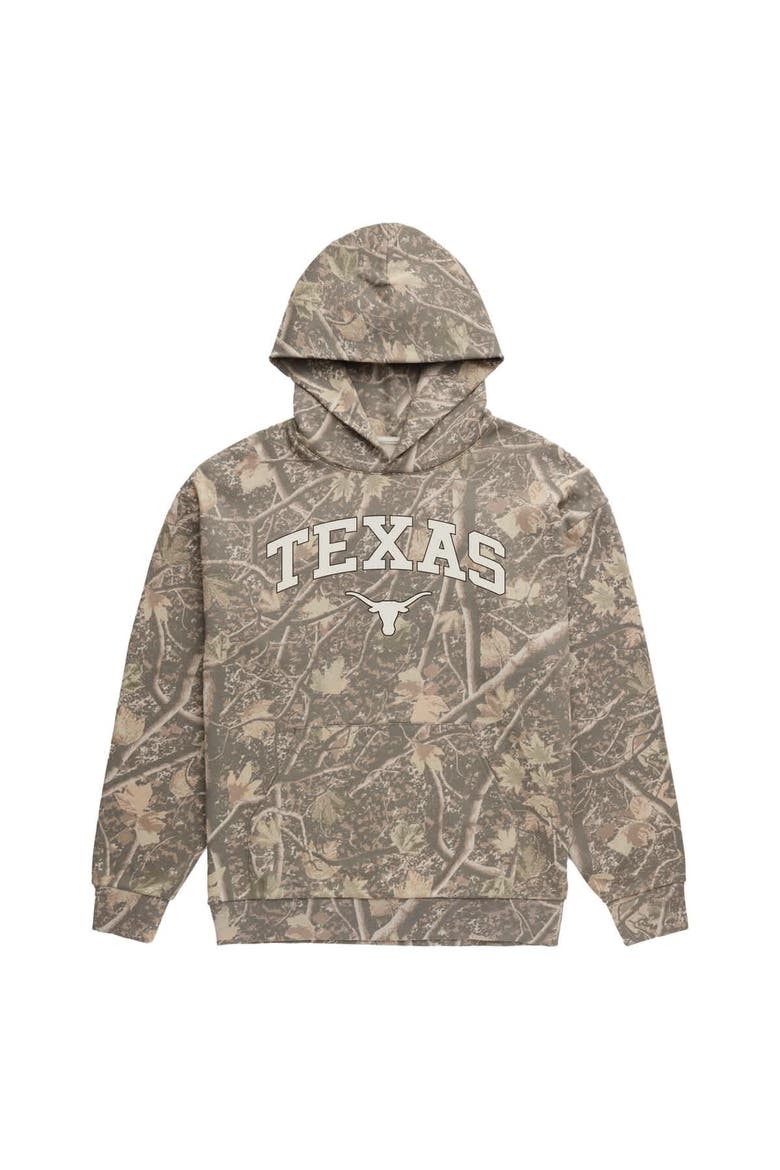 Men's Uscape Apparel  Camo Texas Longhorns Back Bay Fleece Hoodie, Main, color, Camo